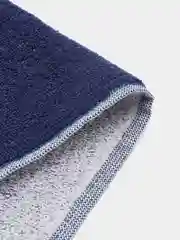 Темно-синий полотенце махровое банное ручное лицевое 70х140 и 50x90, "Своих не бросаем", "Пули Звезда"