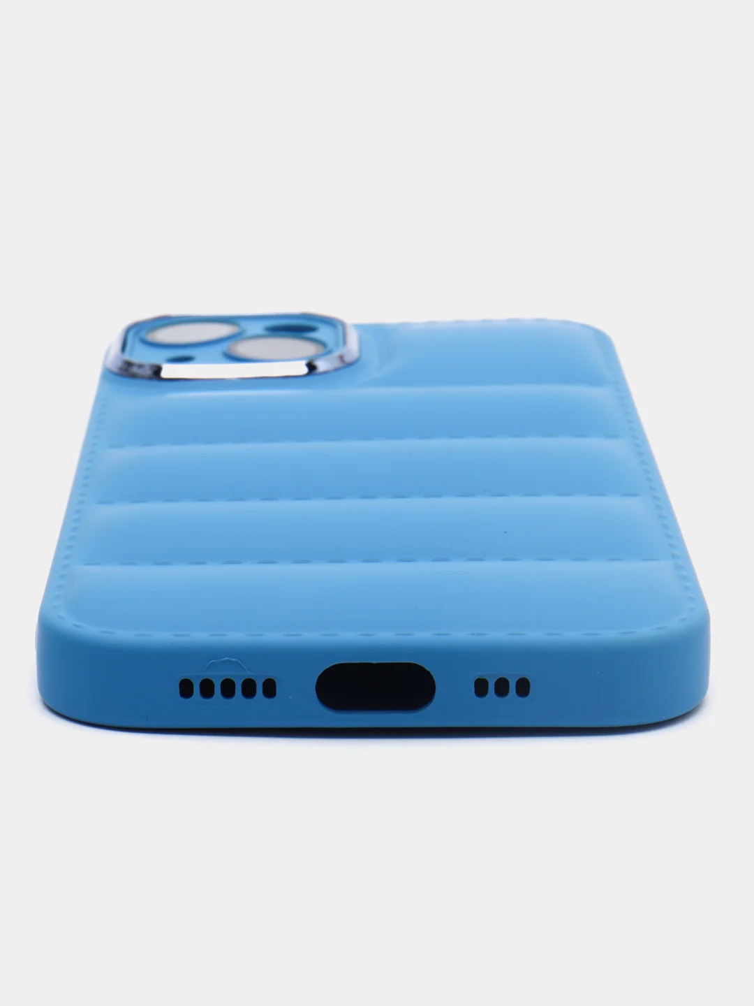Синий чехол на iPhone 11 12 13 / 14 Pro Max / 14 Plus / айфон про макс Силиконовый