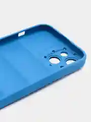 Синий чехол на iPhone 11 12 13 / 14 Pro Max / 14 Plus / айфон про макс Силиконовый