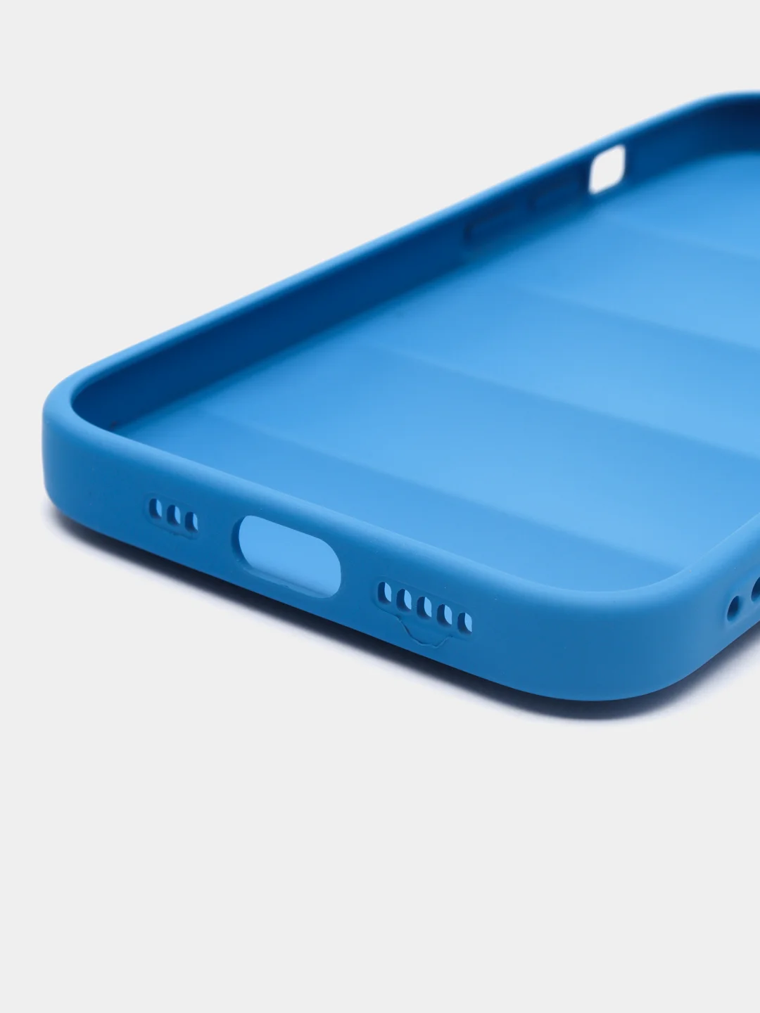 Синий чехол на iPhone 11 12 13 / 14 Pro Max / 14 Plus / айфон про макс Силиконовый