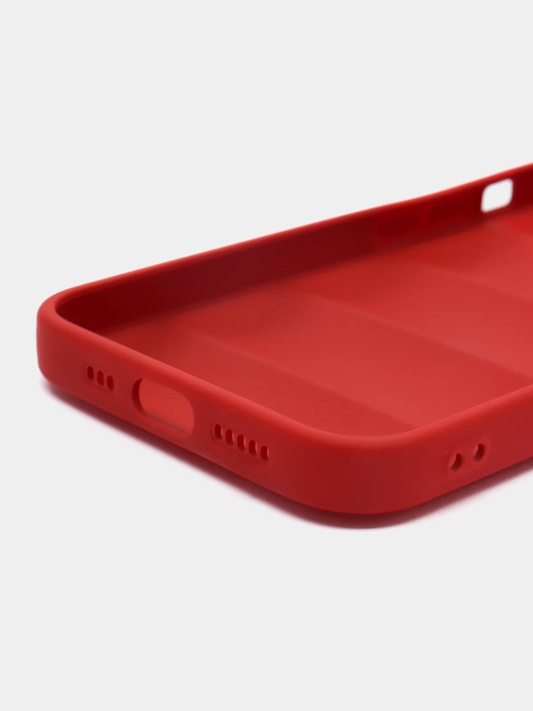 Красный чехол на iPhone 11 12 13 / 14 Pro Max / 14 Plus / айфон про макс Силиконовый