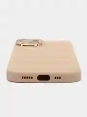 Бежевый чехол на iPhone 11 12 13 / 14 Pro Max / 14 Plus / айфон про макс Силиконовый