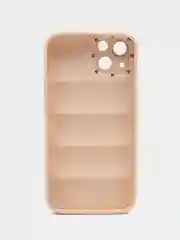 Бежевый чехол на iPhone 11 12 13 / 14 Pro Max / 14 Plus / айфон про макс Силиконовый