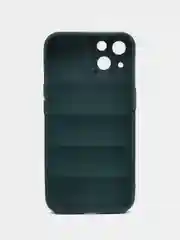 Тёмно-зелёный чехол на iPhone 11 12 13 / 14 Pro Max / 14 Plus / айфон про макс Силиконовый