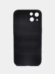 Черный чехол на iPhone 11 12 13 / 14 Pro Max / 14 Plus / айфон про макс Силиконовый