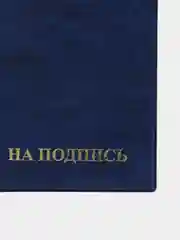 Папка адресная, А4, канцелярская для документов и грамот, на подпись до 100 листов, 124251