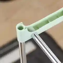 Зеленый стеллаж для обуви 4 яруса