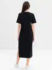 Хром платье-футболка Oversize с принтом, длинное
