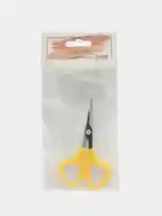 Желтый ножницы маникюрные, прямые, 10,5 см