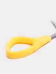 Желтый ножницы маникюрные, прямые, 10,5 см