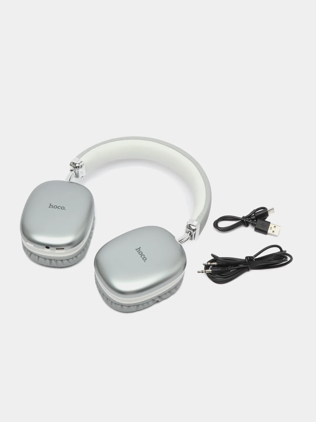 Серебряный беспроводные наушники W35