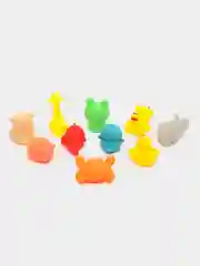 Разноцветный детские резиновые игрушки для купания