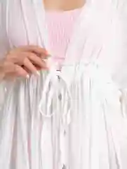 Белый пляжная туника