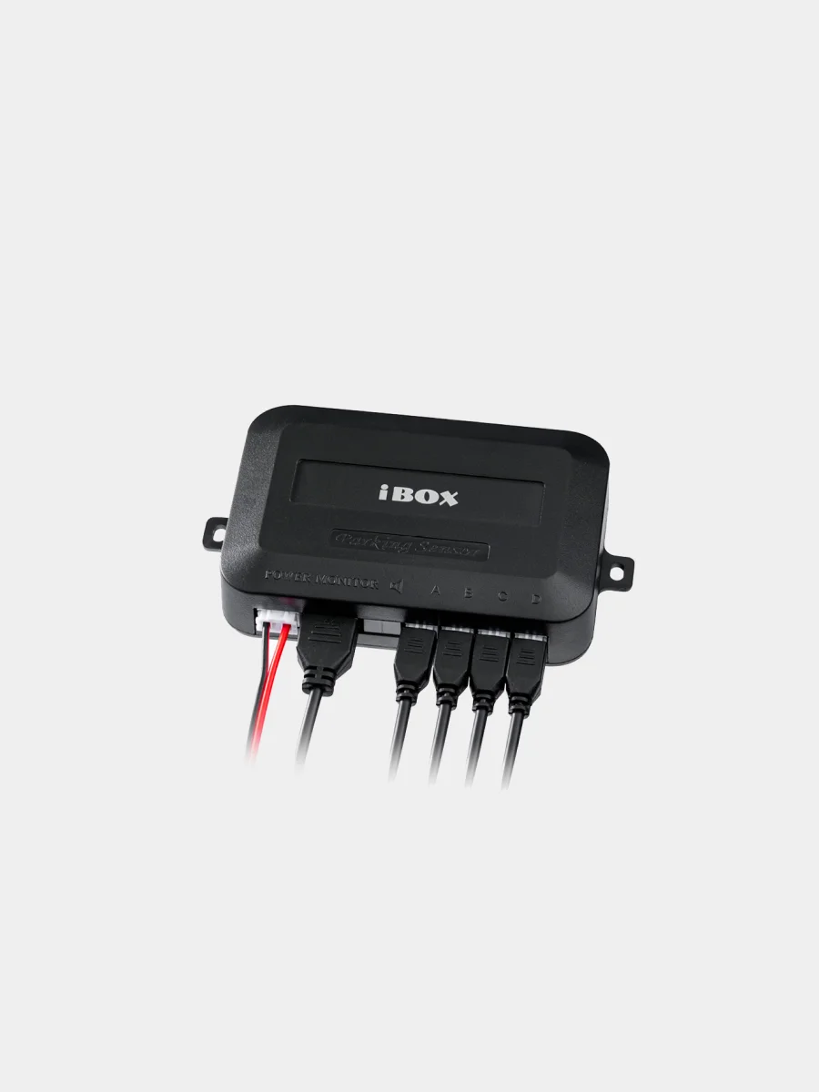 Система безопасной парковки iBOX PS 5000 S, датчики парковки на автомобиль 4 шт, серебристый
