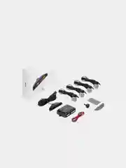 Система безопасной парковки iBOX PS 5000 S, датчики парковки на автомобиль 4 шт, серебристый