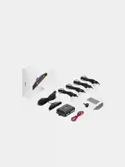 Система безопасной парковки iBOX PS 4000 W, датчики парковки на автомобиль 4 шт, белый