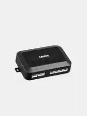 Система безопасной парковки iBOX PS 4000 W, датчики парковки на автомобиль 4 шт, белый