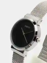 Серебряный женские наручные часы Skmei 1595 в подарочной упаковке