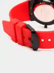 Красный мужские наручные часы Skmei 1601S(PU) в подарочной упаковке