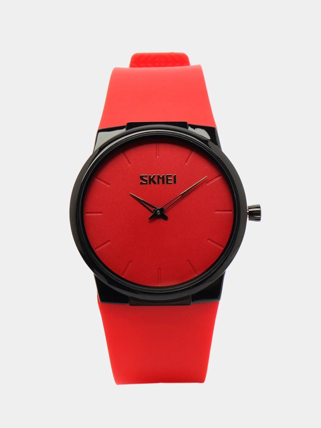 Красный мужские наручные часы Skmei 1601S(PU) в подарочной упаковке