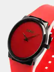 Красный мужские наручные часы Skmei 1601S(PU) в подарочной упаковке