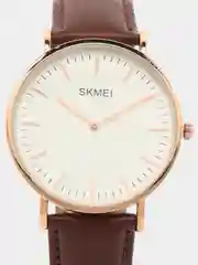 Коричневый мужские наручные часы Skmei 1181 в подарочной упаковке