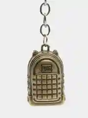 Бирюзовый брелок из игры PUBG (ПАБГ) Battlegrounds, граната, рюкзак, шлем, броня, патроны, сковорода