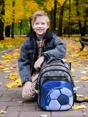 Зеленый школьный рюкзак детский
