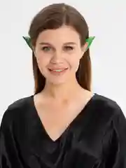 Зеленый накладные эльфийские уши