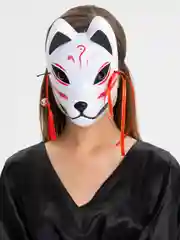 Алый маска на лицо "Кицунэ"
