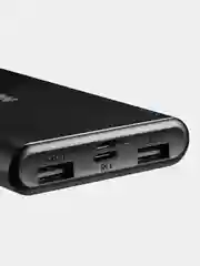 Черный компактный внешний аккумулятор Canyon PB-108, 2 х USB-A, 10000 мАч