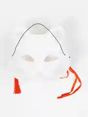 Бордовый маска на лицо "Кицунэ"