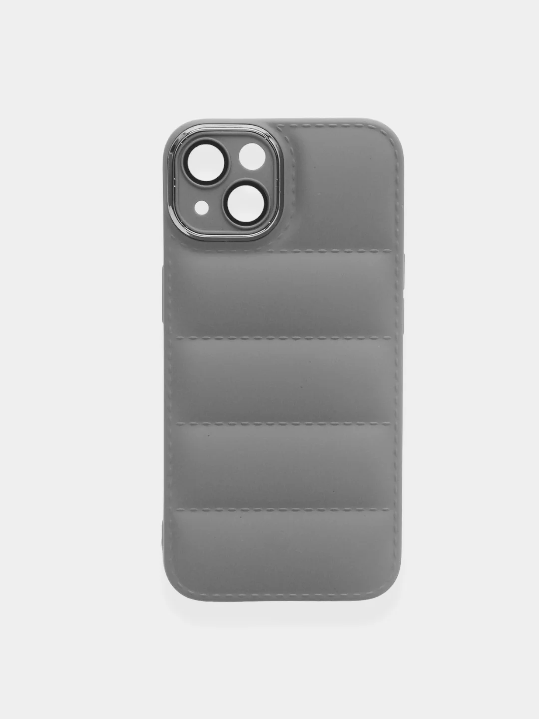 Серый чехол на iPhone 11 12 13 / 14 Pro Max / 14 Plus / айфон про макс Силиконовый