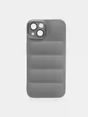 Серый чехол на iPhone 11 12 13 / 14 Pro Max / 14 Plus / айфон про макс Силиконовый