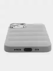 Серый чехол на iPhone 11 12 13 / 14 Pro Max / 14 Plus / айфон про макс Силиконовый