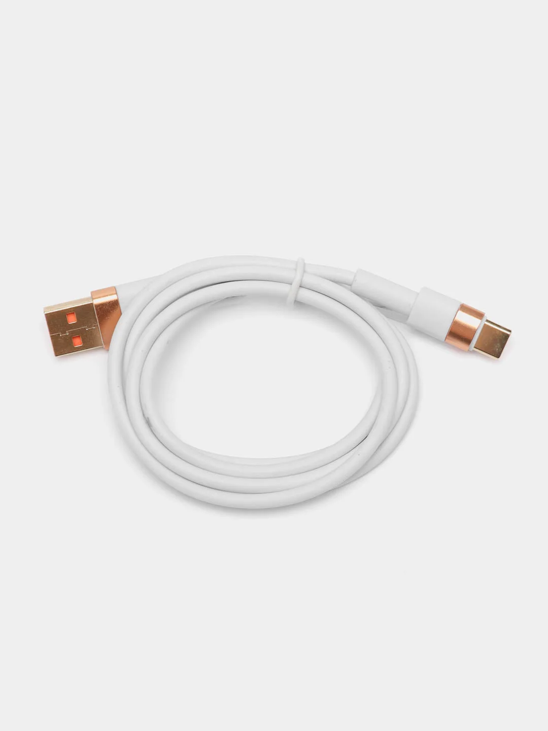 Золотой кабель Type-C провод 1м, Lightning, тайп си, зарядка для телефона для быстрой зарядки