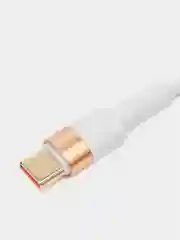 Золотой кабель Type-C провод 1м, Lightning, тайп си, зарядка для телефона для быстрой зарядки