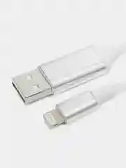 Разноцветный кабель зарядный светящийся Lightning USB - Type-C провод 1м, тайп си, зарядка для телефона