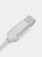 Разноцветный кабель зарядный светящийся Lightning USB - Type-C провод 1м, тайп си, зарядка для телефона