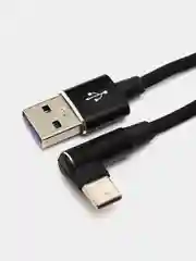Черный кабель для быстрой зарядки Lightning USB - Type-C провод 1м, тайп си, зарядка для телефона