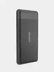 Черный компактный внешний аккумулятор Canyon PB-109, QuickCharge 3.0 + PD 18W, 10000 мАч