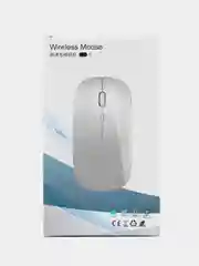 Белый компьютерная мышь беспроводная бесшумная оптическая Bluetooth+2.4G