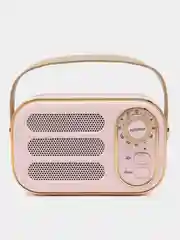 Розовый колонка портативная Bluetooth-колонка акустическая, беспроводная, в ретро стиле