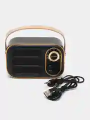 Розовый колонка портативная Bluetooth-колонка акустическая, беспроводная, в ретро стиле