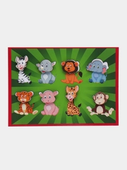 Игра на липучках "Африка", 8 деревянных фигурок