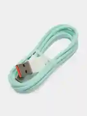 Мятный кабель для быстрой зарядки Lightning USB - Type-C провод 1м, тайп си, зарядка для телефона