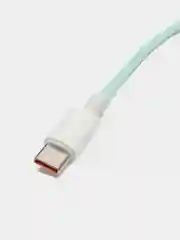 Мятный кабель для быстрой зарядки Lightning USB - Type-C провод 1м, тайп си, зарядка для телефона