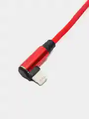 Красный кабель для быстрой зарядки Lightning USB - Type-C провод 1м, тайп си, зарядка для телефона