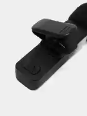 Черный беспроводной микрофон-петличка на iPhone Lightning, Type-C