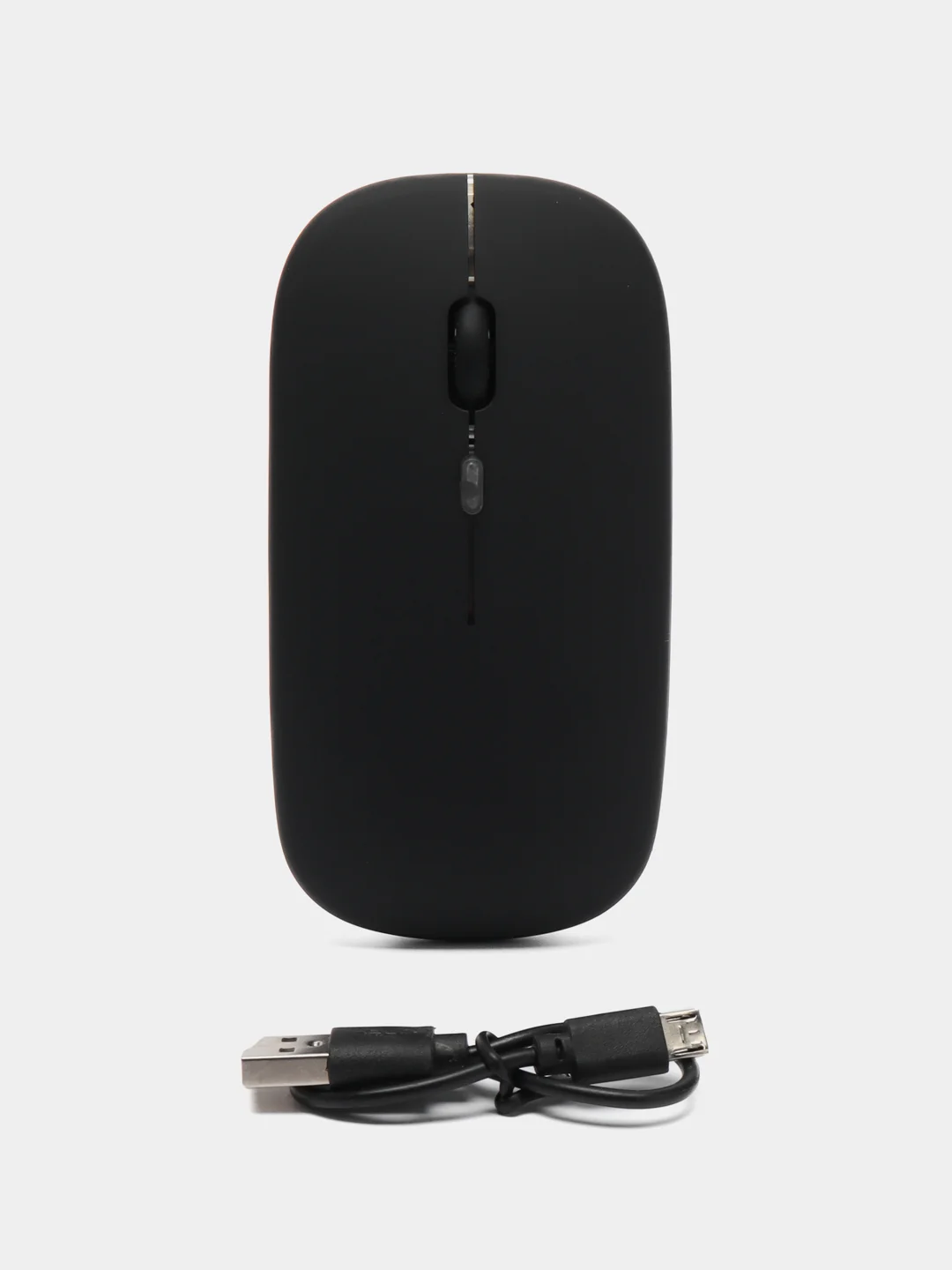 Черный компьютерная мышь беспроводная бесшумная оптическая Bluetooth+2.4G